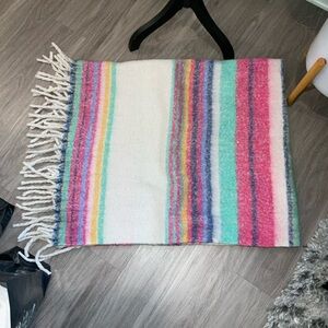 Free People Multicolor Striped Blanket